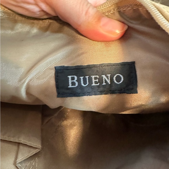 Vintage bueno lightening tan multi zipper convenient small bag - Picture 6 of 8